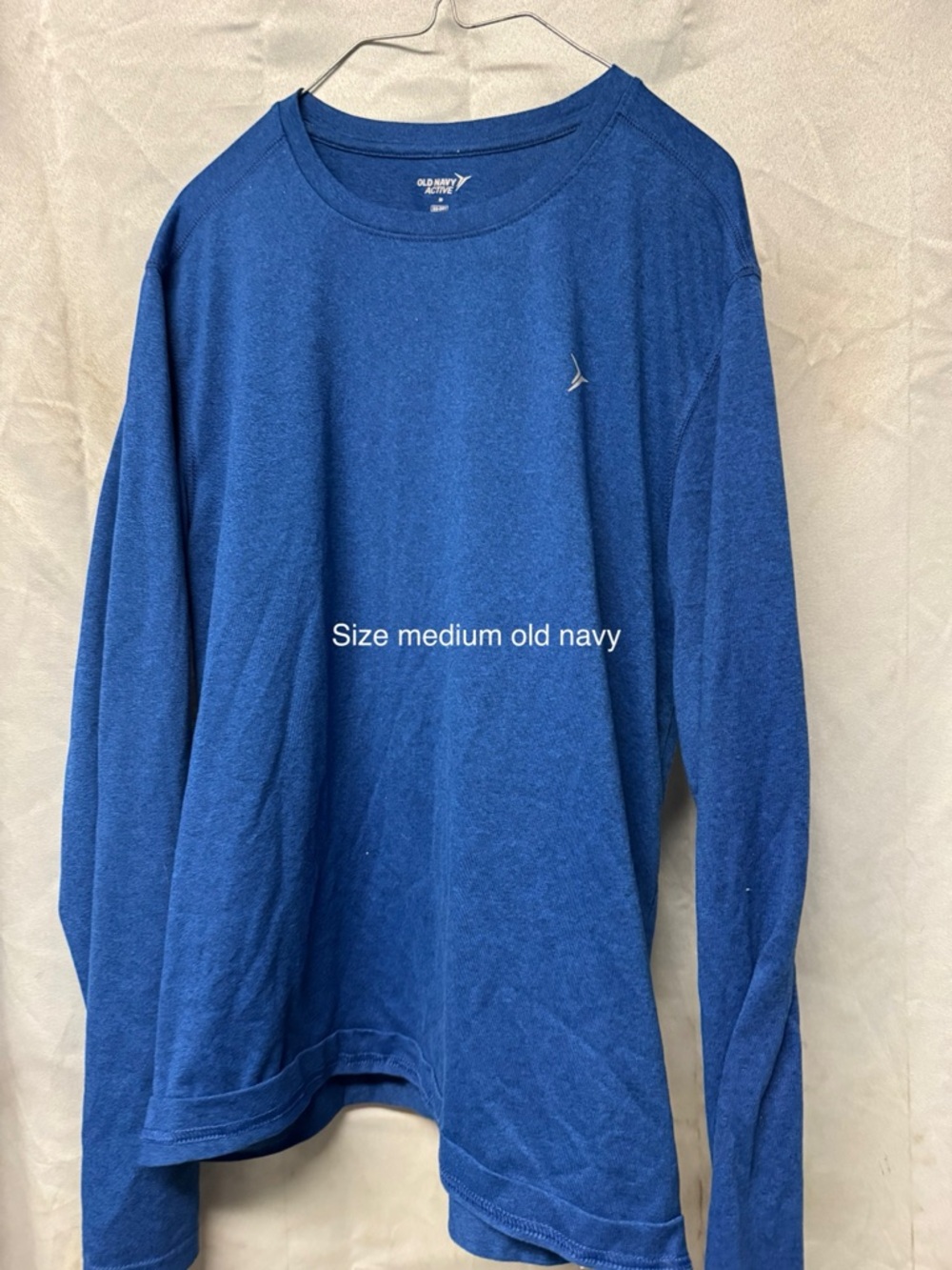 Old Navy Men's Long Sleeve Crewneck Shirt - Royal Blue